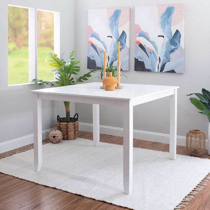 Powell Company - Mayfair Square Counter Height Table White - D1015LD23CTW veiw 7