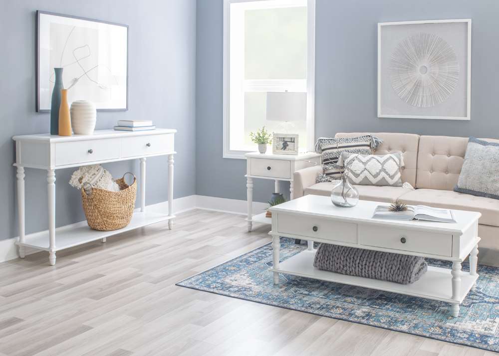 Powell Company - Mcghie Coffee Table, White - D1418A21CTW veiw 2