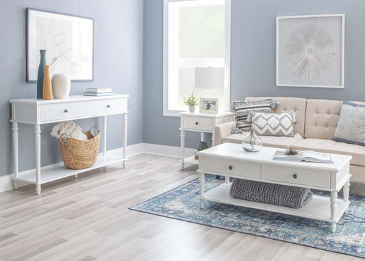 Powell Company - Mcghie Coffee Table, White - D1418A21CTW veiw 2