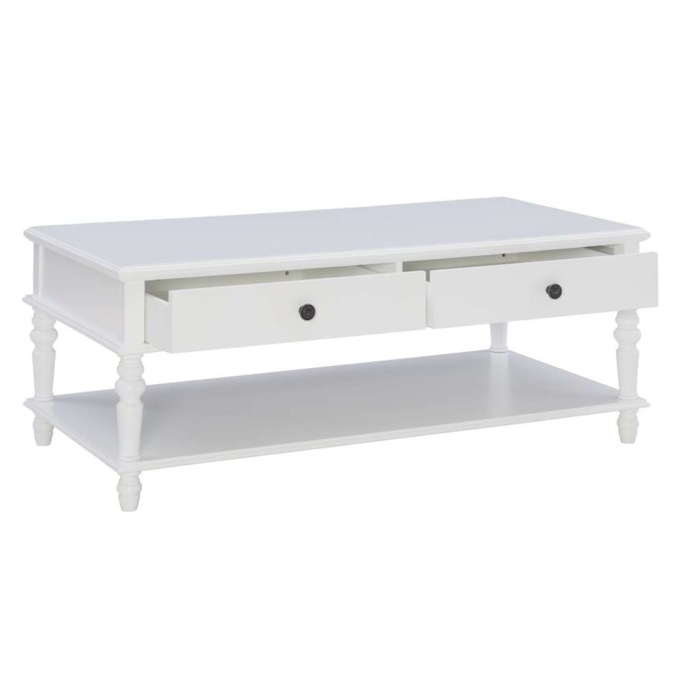 Powell Company - Mcghie Coffee Table, White - D1418A21CTW veiw 7