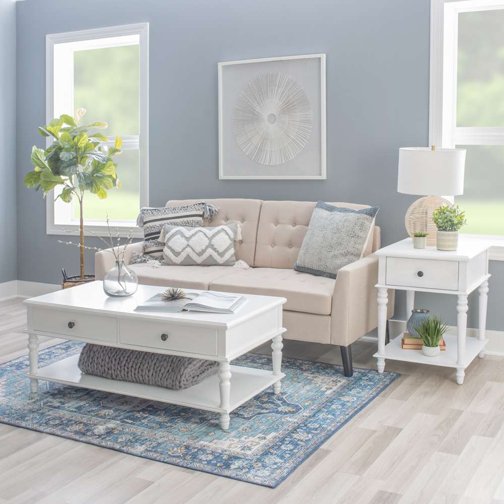 Powell Company - Mcghie Coffee Table, White - D1418A21CTW veiw 10
