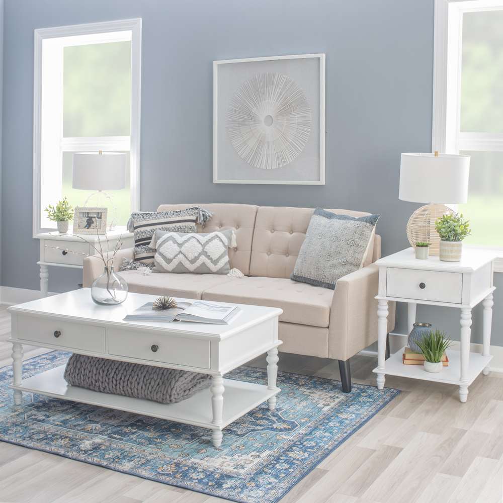 Powell Company - Mcghie Coffee Table, White - D1418A21CTW veiw 11