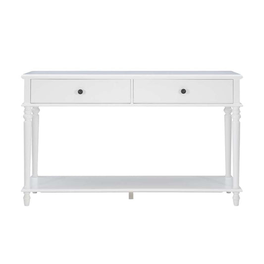 Powell Company - Mcghie Console Table, White - D1417A21CW veiw 2