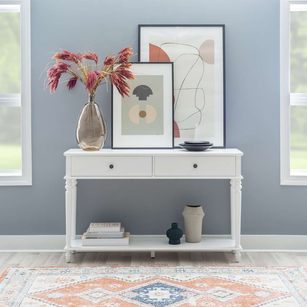 Powell Company - Mcghie Console Table, White - D1417A21CW veiw 11
