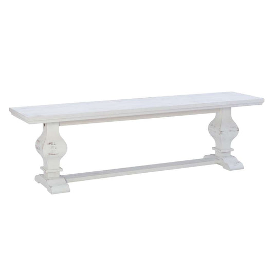 Powell Company - Mcleavy Bench White - D1227D19BW veiw 1