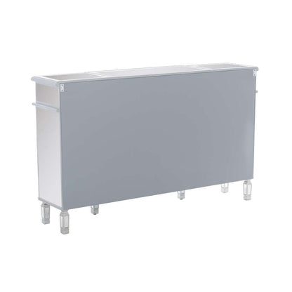Powell Company - Mirrored 3-Drawer 4-Door Console - 233-695 veiw 4