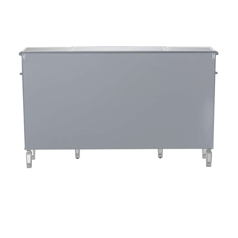 Powell Company - Mirrored 3-Drawer 4-Door Console - 233-695 veiw 5