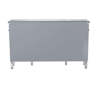 Powell Company - Mirrored 3-Drawer 4-Door Console - 233-695 veiw 5