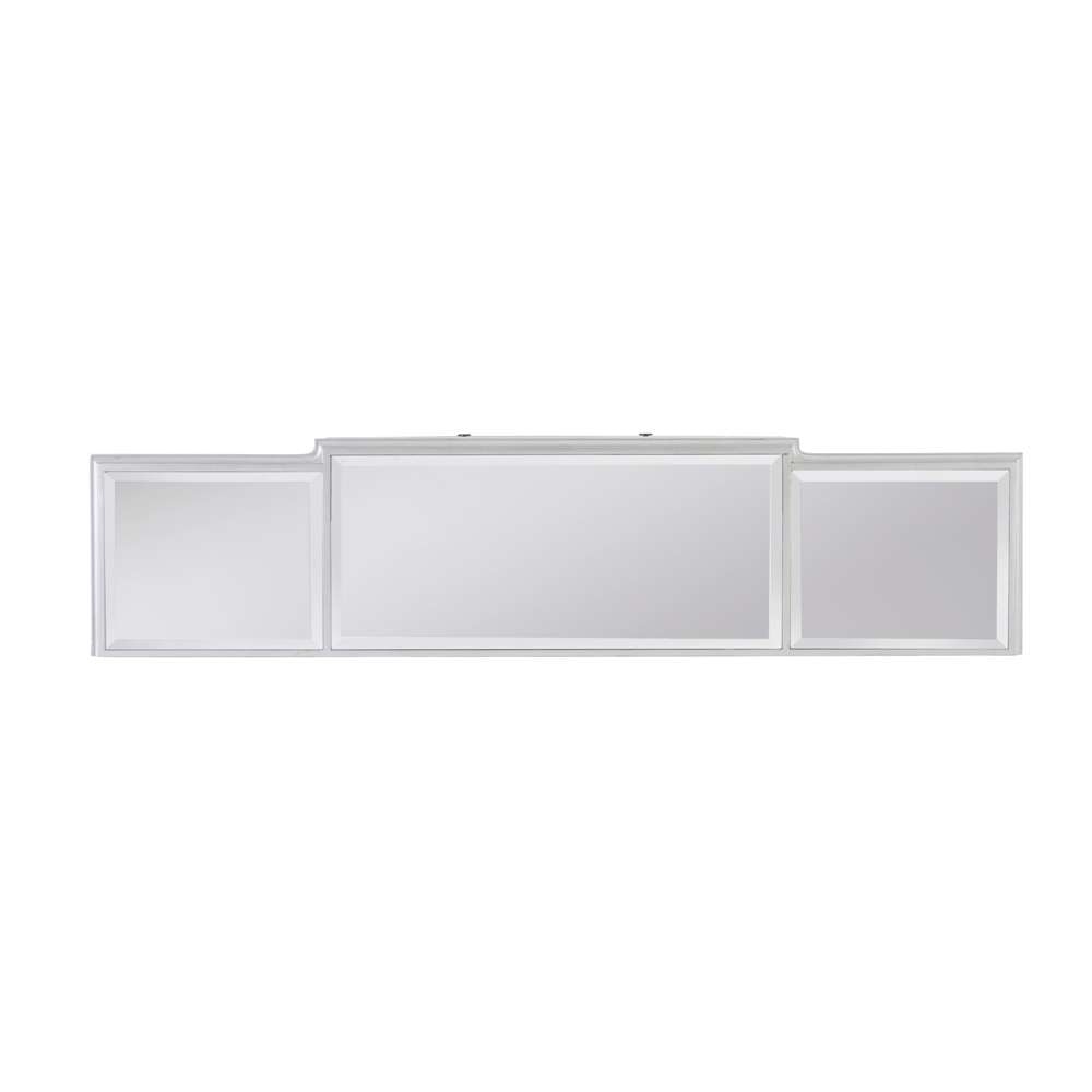 Powell Company - Mirrored 3-Drawer 4-Door Console - 233-695 veiw 6