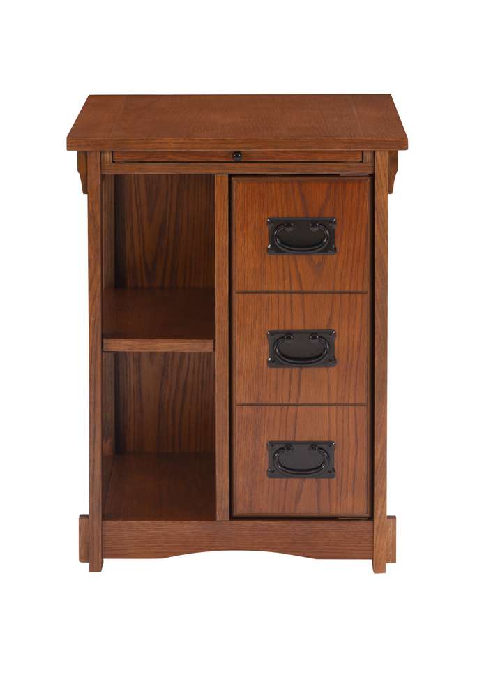 Powell Company - Mission Oak Cabinet Table - 356 veiw 3