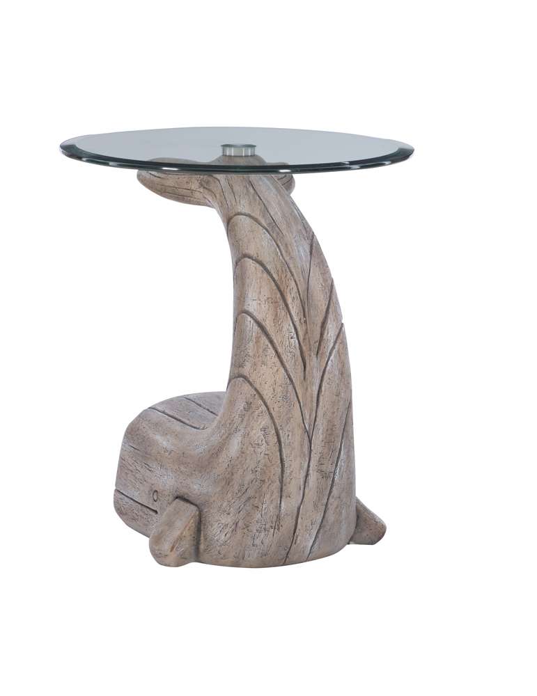 Powell Company - Moby Whale Side Accent Table Driftwood - D1294A19 veiw 4