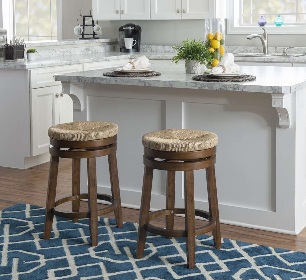 Powell Company - Morgan 25 In Counter Stool Walnut - D1267B19BCS veiw 5