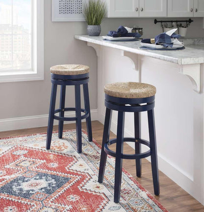 Powell Company - Morgan Barstool Navy Blue  - D1267B19NBBS veiw 4