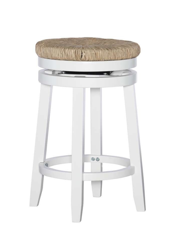 Powell Company - Morgan Counter Stool White  - D1124B17CS veiw 1