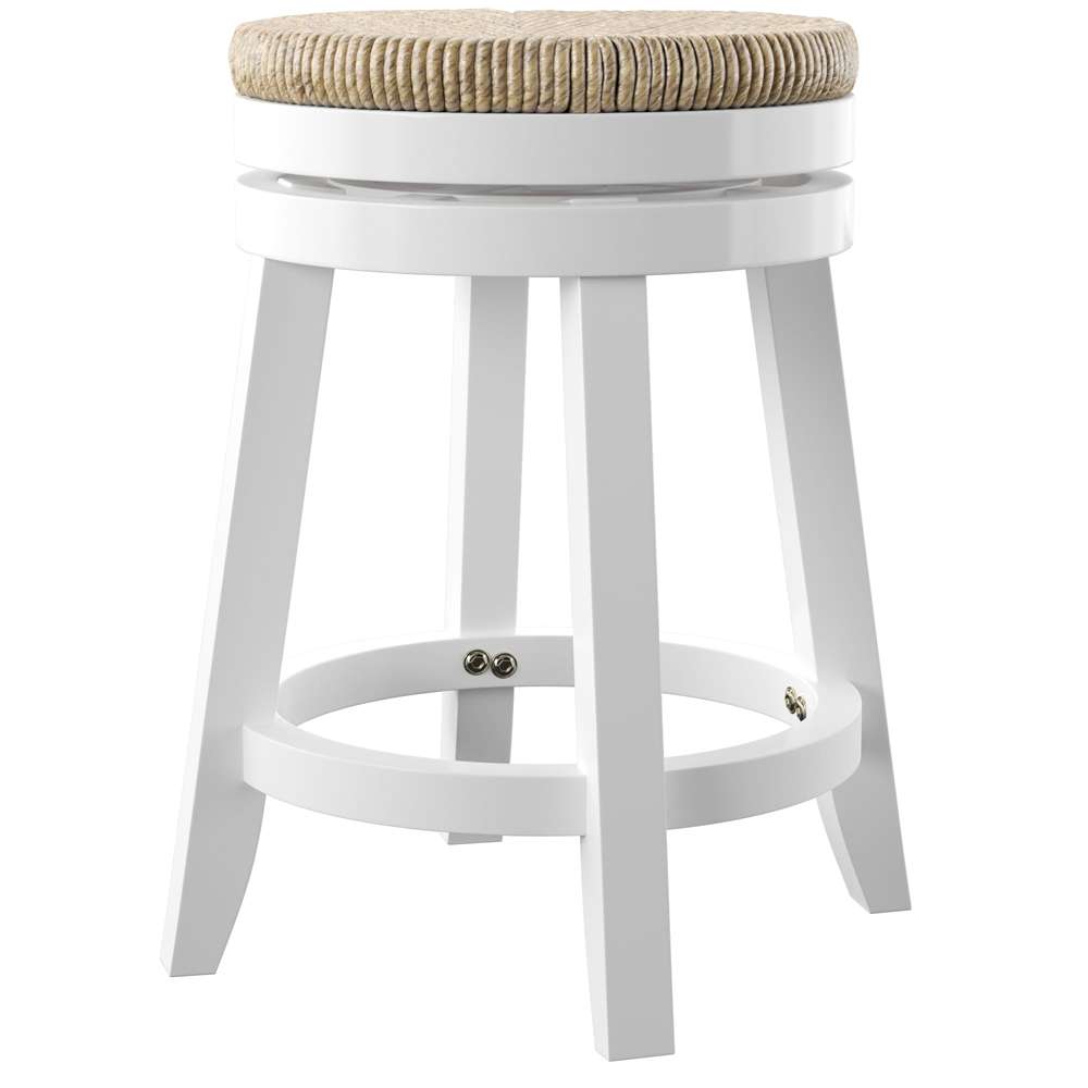 Powell Company - Morgan Counter Stool White  - D1124B17CS veiw 5