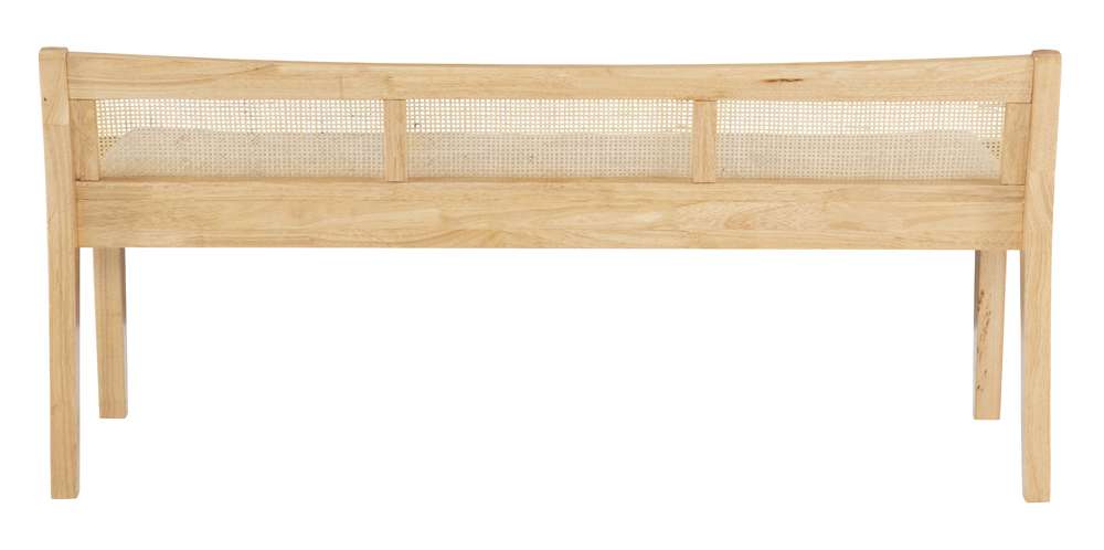 Powell Company - Nassau Rattan Cane Bench With Back, Beige - D1277S19 veiw 5