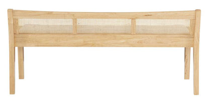 Powell Company - Nassau Rattan Cane Bench With Back, Beige - D1277S19 veiw 5