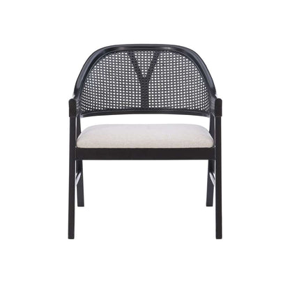 Powell Company - Nyla Dining Chair, Black/Light Beige Cushion - D1494D22AC veiw 2