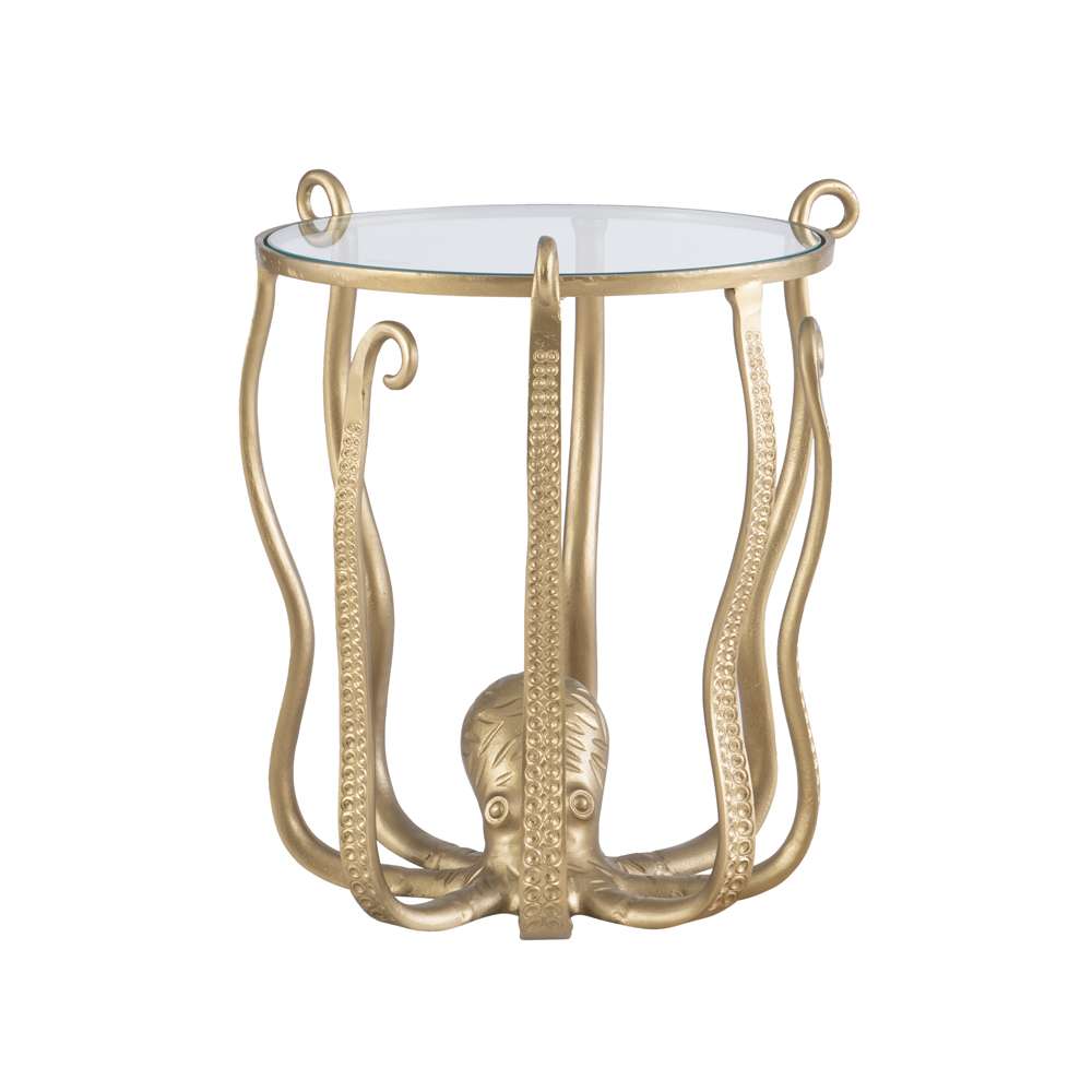 Powell Company - Octiana Octopus Table Gold - D1339A20G veiw 2