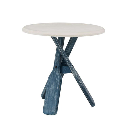 Powell Company - Omar Side Table Blue - D1290A19B veiw 1