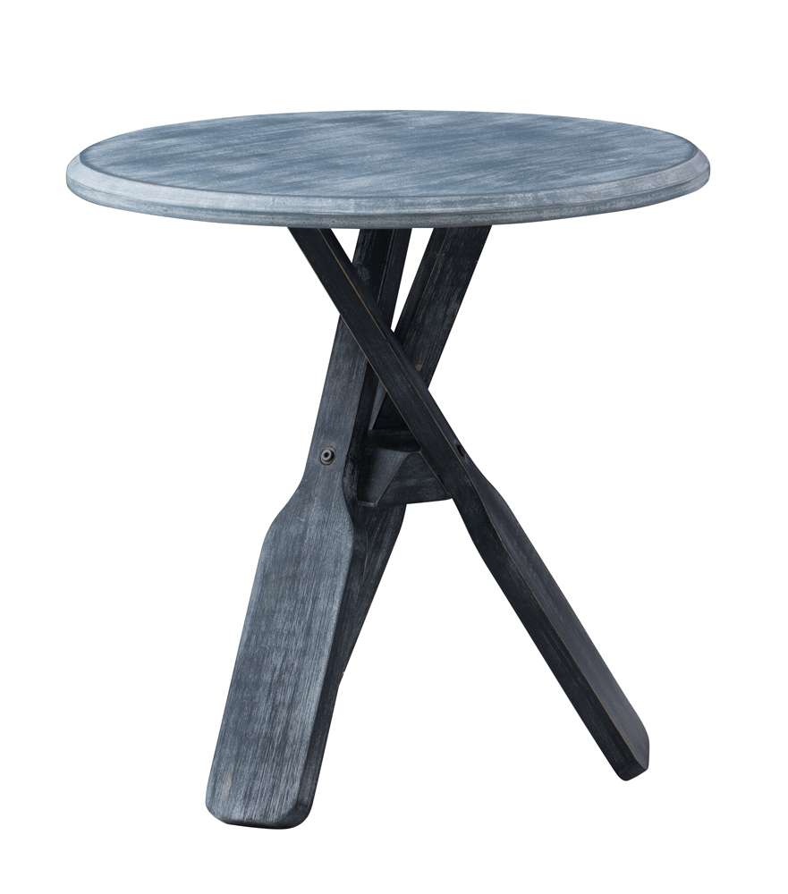 Powell Company - Omar Side Table Grey - D1290A19 veiw 2