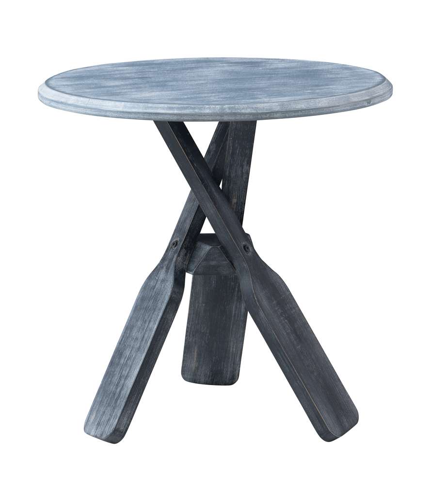 Powell Company - Omar Side Table Grey - D1290A19 veiw 3