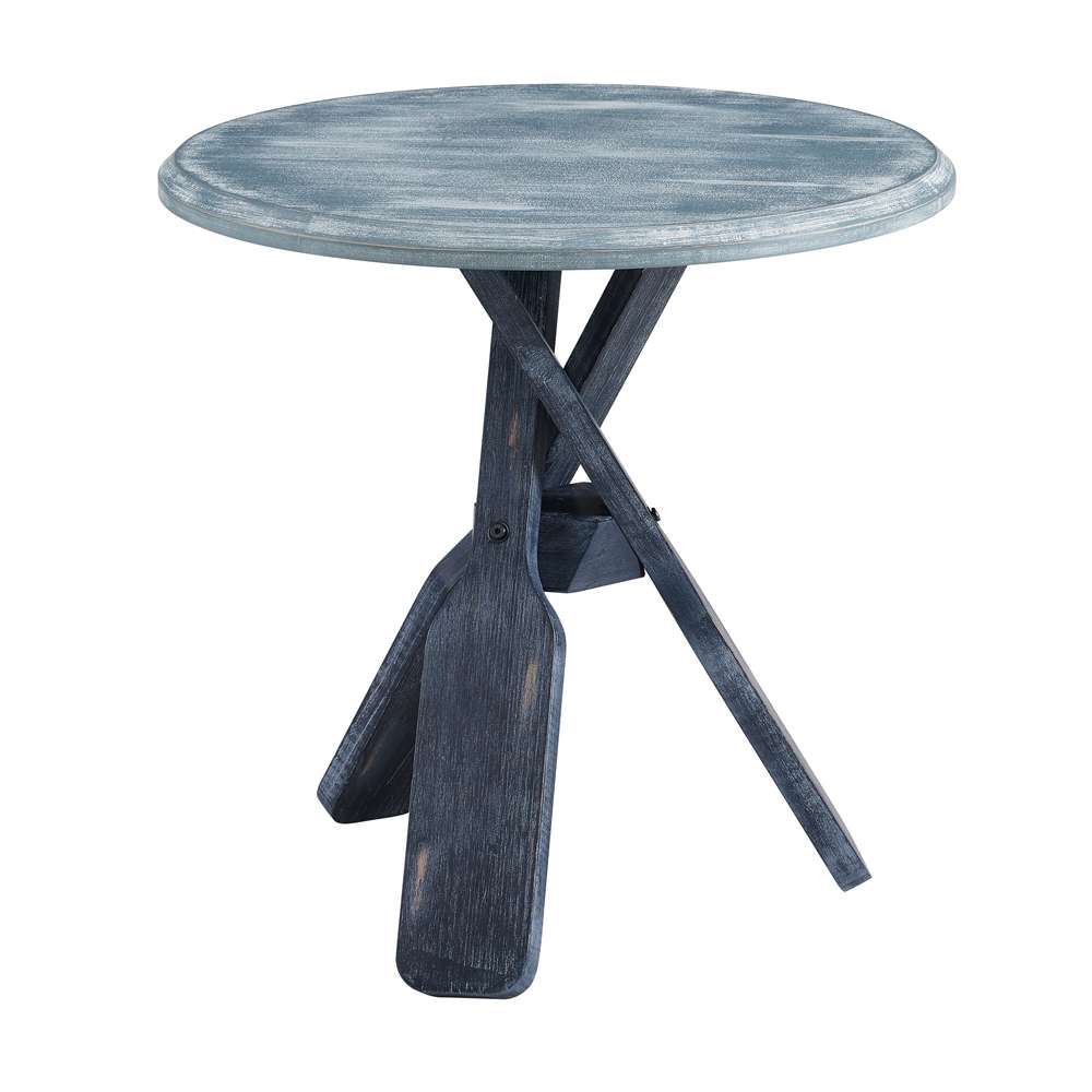 Powell Company - Omar Side Table Grey - D1290A19 veiw 4