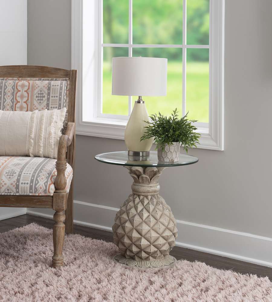 Powell Company - Paradisa Pineapple Accent Side Table  - D1297A19 veiw 4