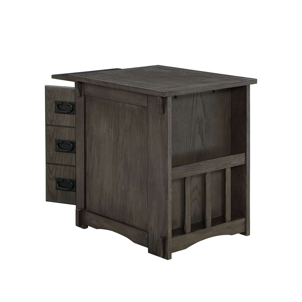 Powell Company - Parnell Side Table Grey - D1119A17G veiw 2