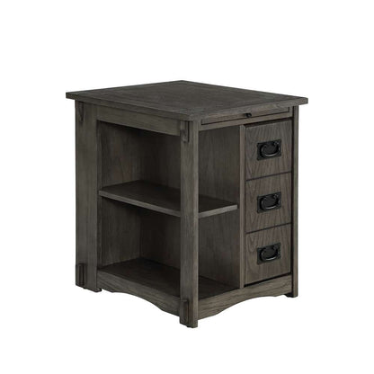 Powell Company - Parnell Side Table Grey - D1119A17G veiw 3