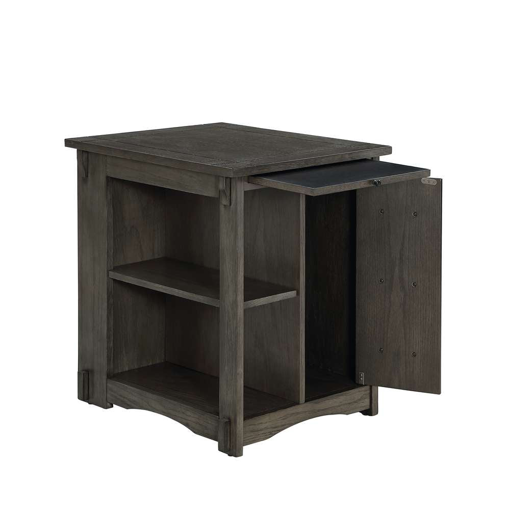 Powell Company - Parnell Side Table Grey - D1119A17G veiw 4