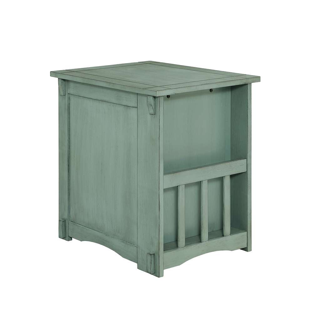 Powell Company - Parnell Side Table Teal  - D1119A17T veiw 1