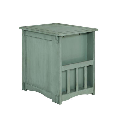 Powell Company - Parnell Side Table Teal  - D1119A17T veiw 1