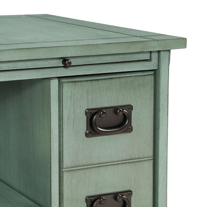 Powell Company - Parnell Side Table Teal  - D1119A17T veiw 5