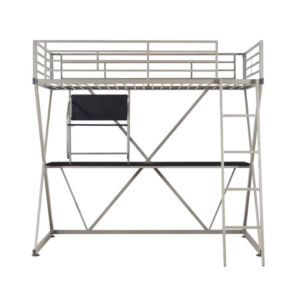 Powell Company - Pewter Student Loft Bed - 941-119 veiw 3
