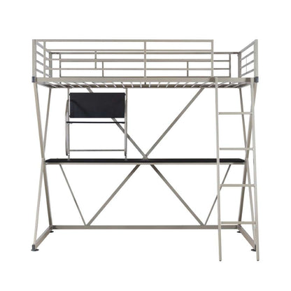 Powell Company - Pewter Student Loft Bed - 941-119 veiw 3