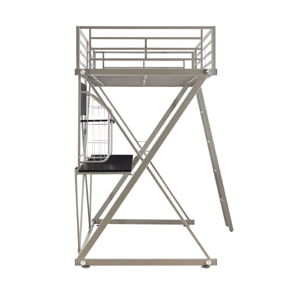 Powell Company - Pewter Student Loft Bed - 941-119 veiw 4