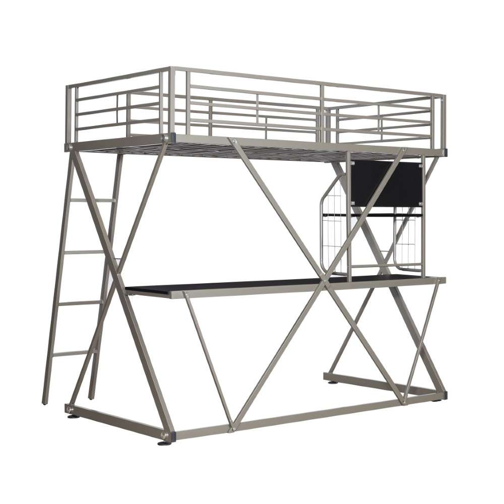 Powell Company - Pewter Student Loft Bed - 941-119 veiw 5