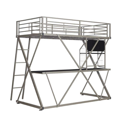 Powell Company - Pewter Student Loft Bed - 941-119 veiw 5