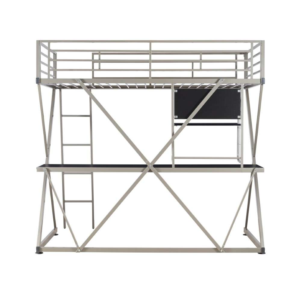 Powell Company - Pewter Student Loft Bed - 941-119 veiw 6