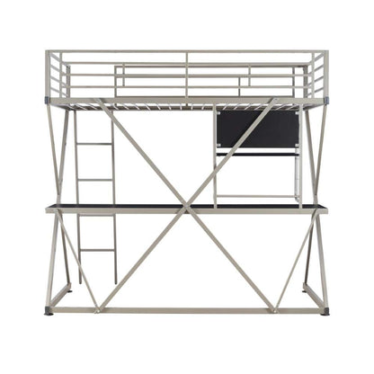 Powell Company - Pewter Student Loft Bed - 941-119 veiw 6