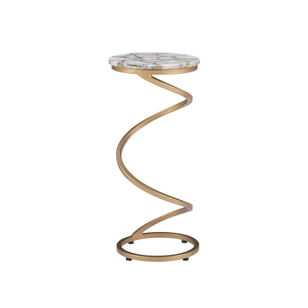 Powell Company - Rian Spiral Drink Table Grey Agate - D1323A20G veiw 1