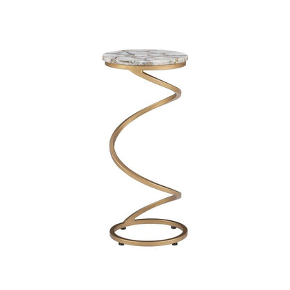 Powell Company - Rian Spiral Drink Table Grey Agate - D1323A20G veiw 1