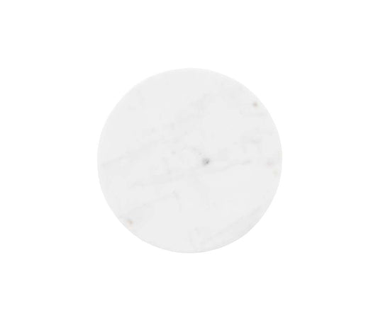 Powell Company - Rian Spiral Drink Table White Marble - D1323A20W veiw 2