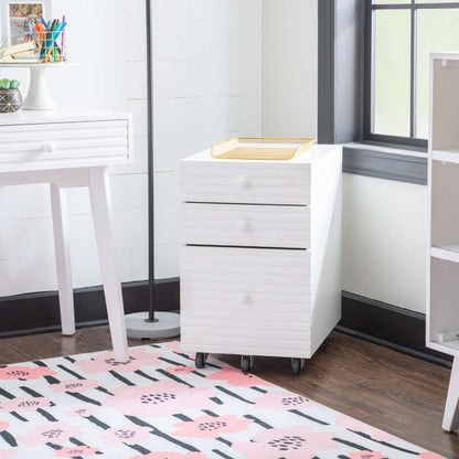 Powell Company - Ripples File Cabinet, White - D1357A20WF view 6