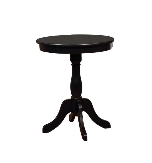 Powell Company - Round Black Table - 271-353 veiw 1