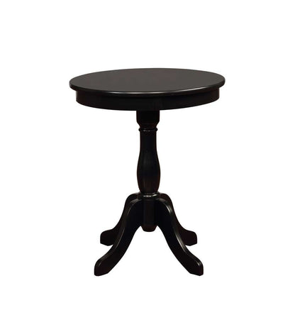 Powell Company - Round Black Table - 271-353 veiw 2