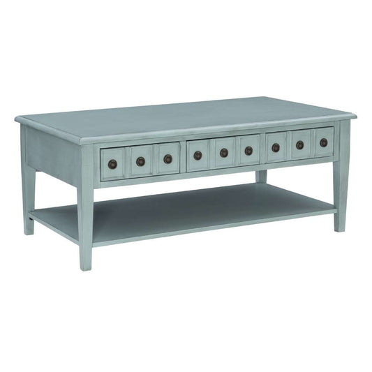 Powell Company - Sadie Coffee Table Teal - D1392A20COFT veiw 1