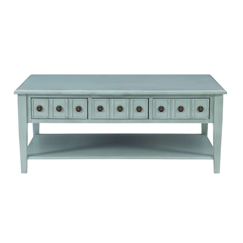 Powell Company - Sadie Coffee Table Teal - D1392A20COFT veiw 2