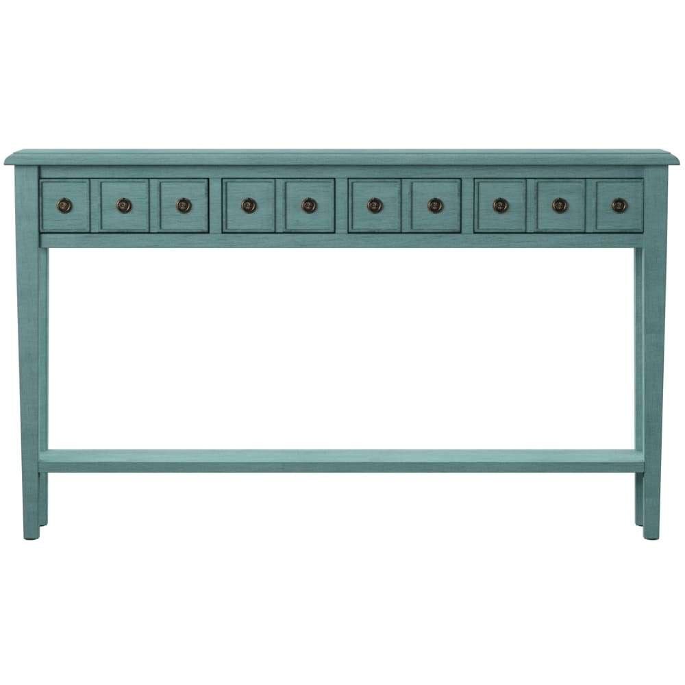 Powell Company - Sadie Teal Long Console - 16A8213T veiw 3
